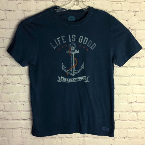 Life Is Good Men's Graph Tee Sz. M and FREE Shorts - Picture 1 of 13